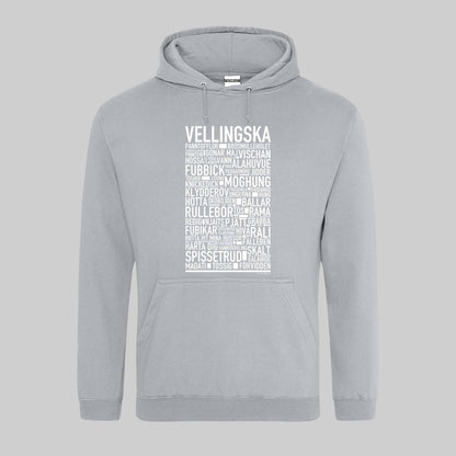 Vellingska Dialekt Text Hoodie