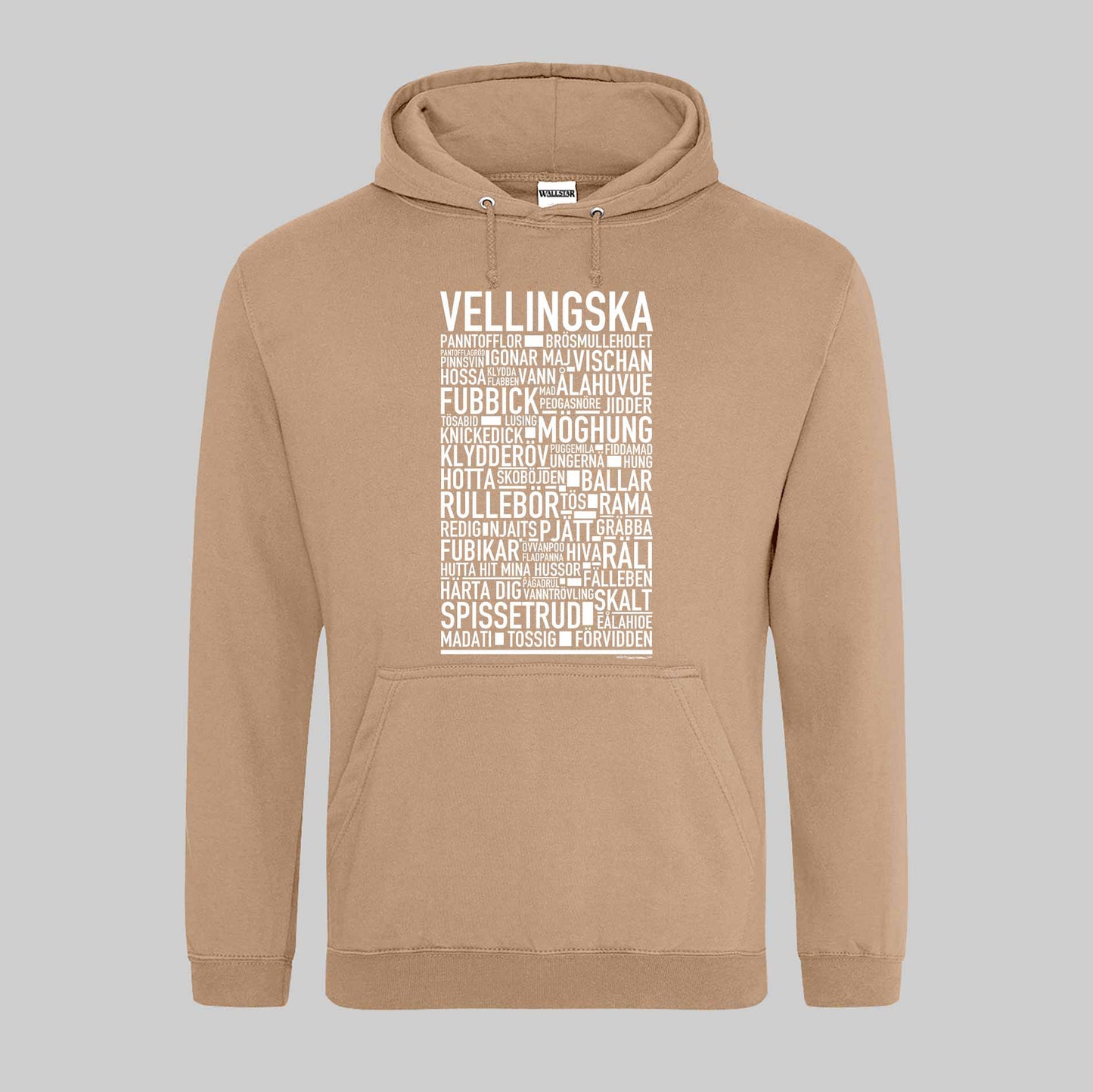 Vellingska Dialekt Text Hoodie