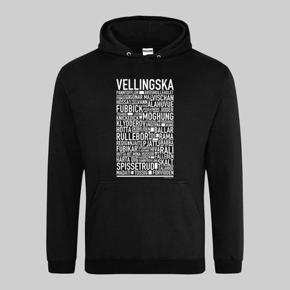 Vellingska Dialekt Text Hoodie