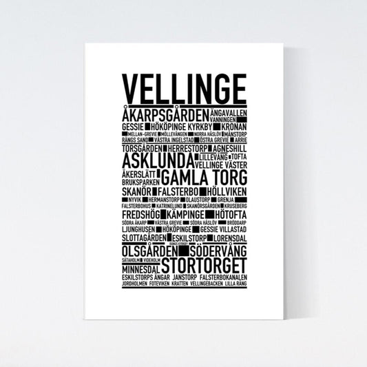 Vellinge Text Poster