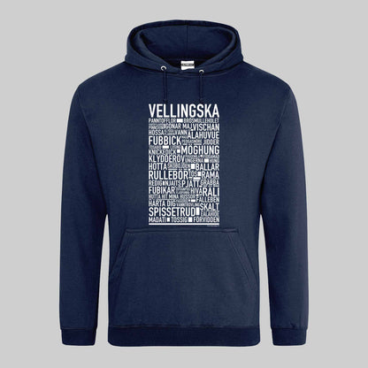 Vellingska Dialekt Text Hoodie