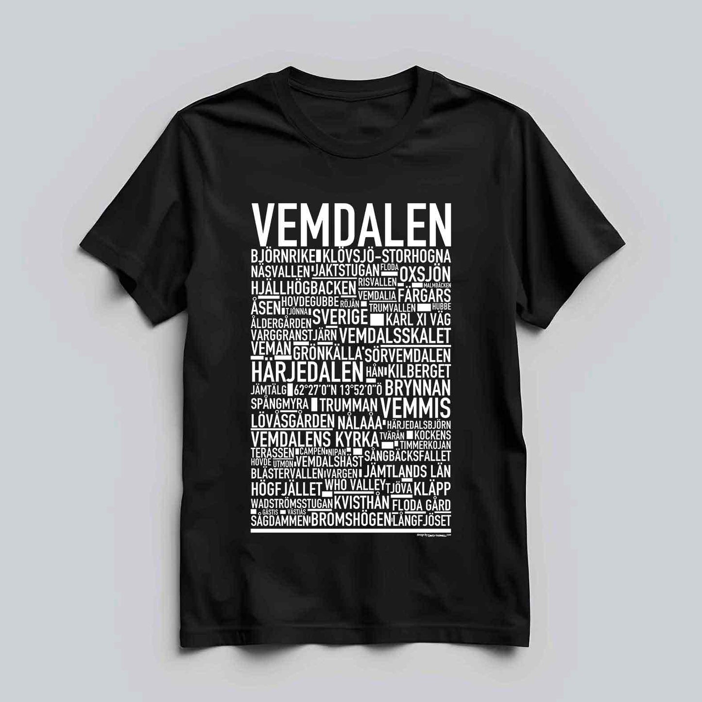Vemdalen Text T-shirt