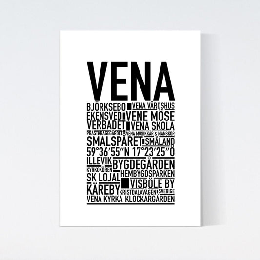 Vena Text Poster