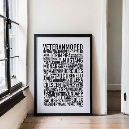 Veteranmoped Text Poster