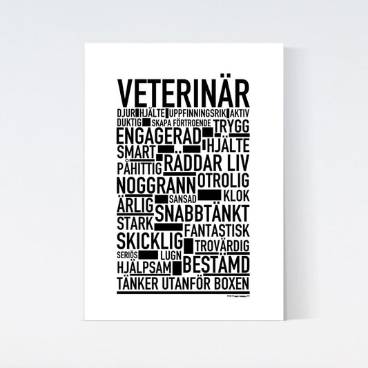 Veterinär Text Poster