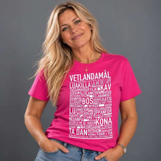Vetlandamål Dialekt T-shirt