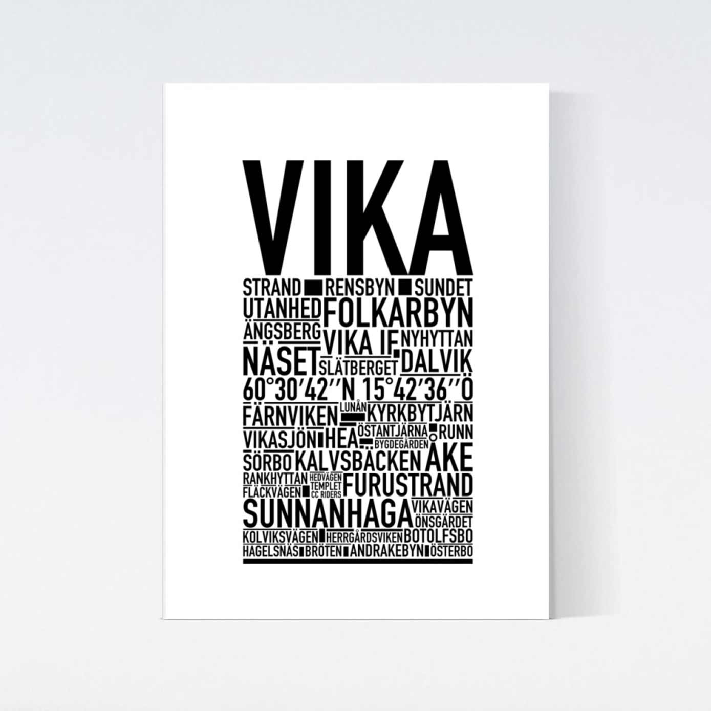 Vika Text Poster