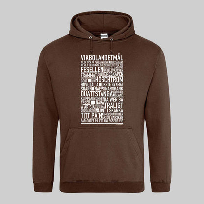 Vikbolandetmål Dialekt Text Hoodie