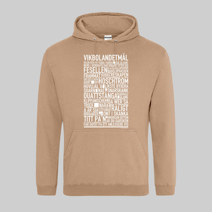 Vikbolandetmål Dialekt Text Hoodie