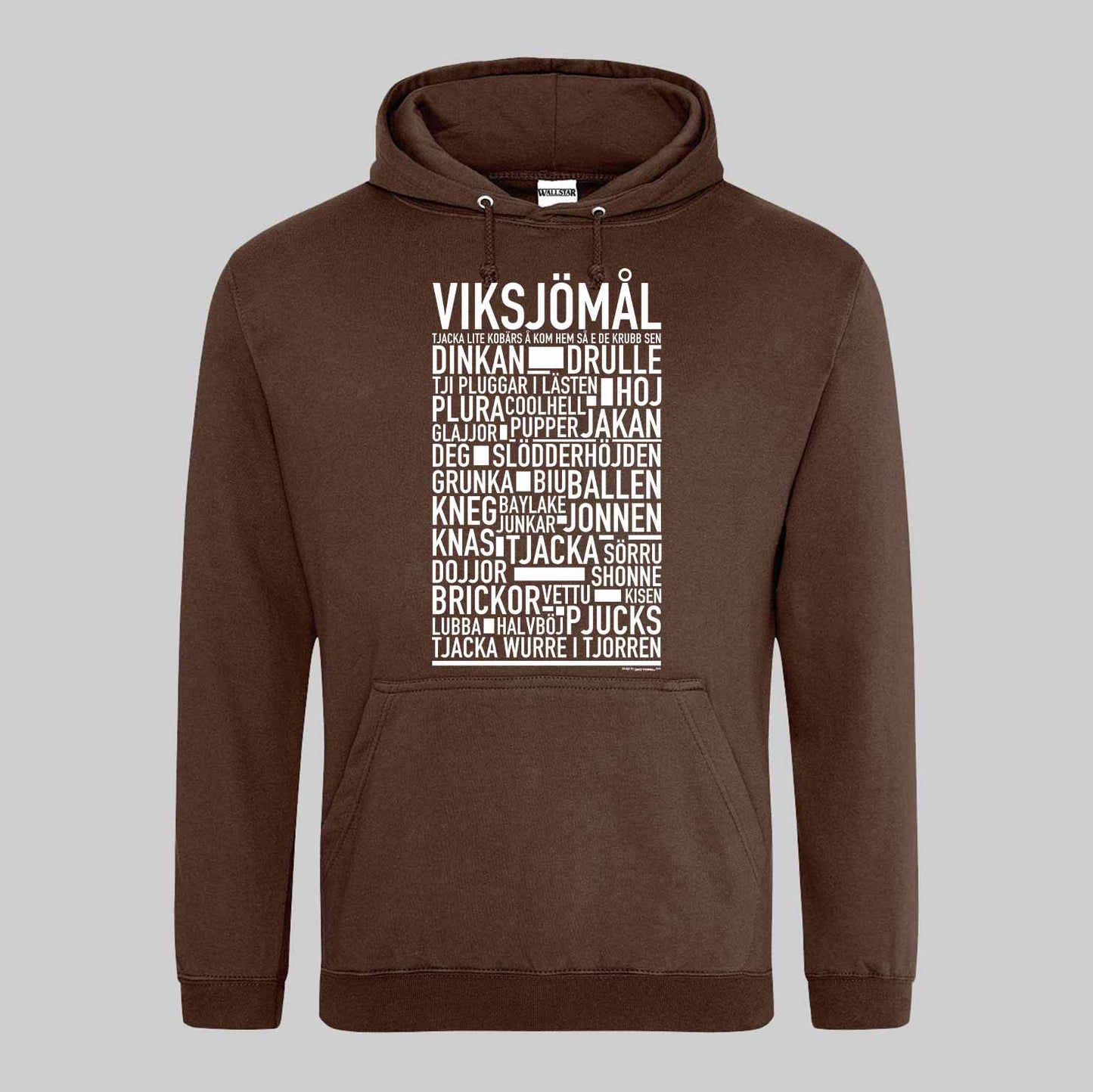 Viksjömål Dialekt Text Hoodie