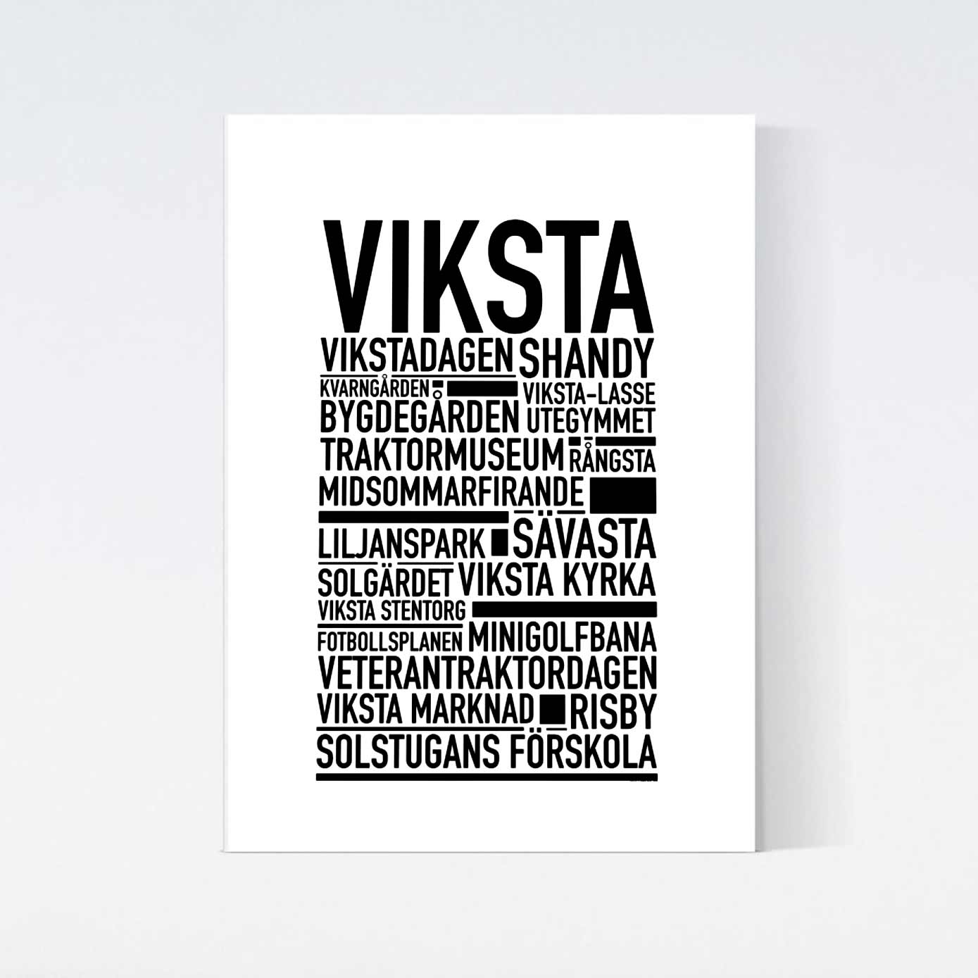 Viksta Text Poster