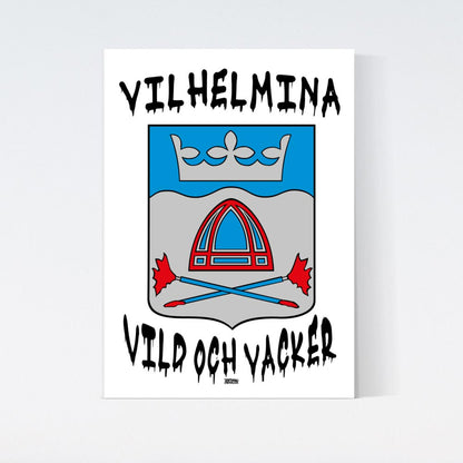 Vilhelmina Vild Vacker Graffiti Poster