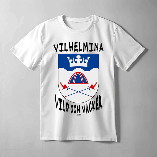 Vilhelmina Vild Vacker Text T-shirt