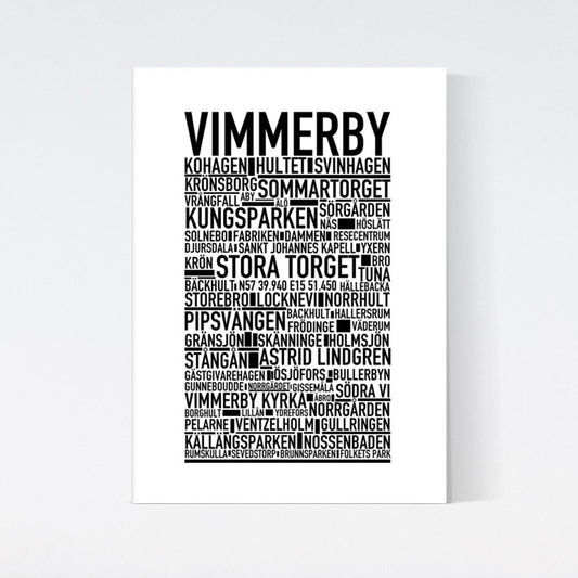 Vimmerby Text Poster