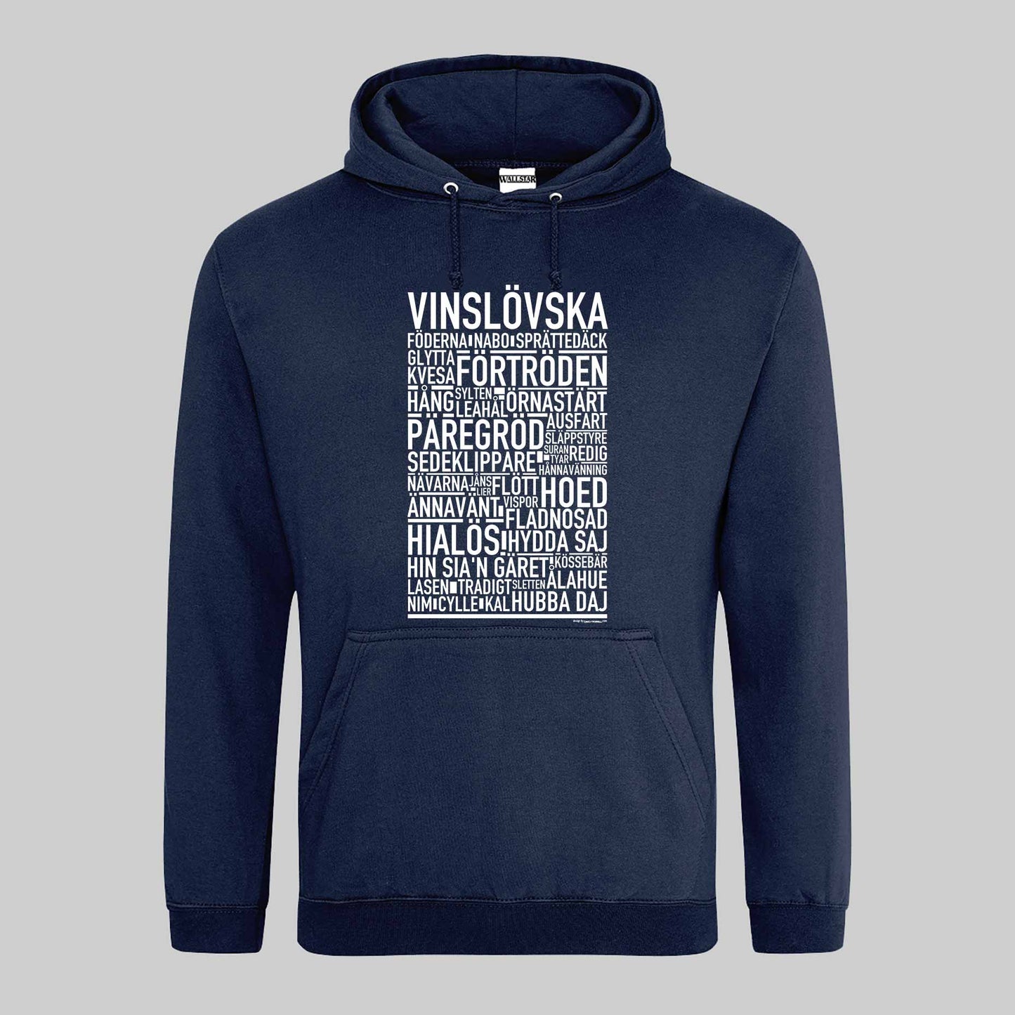 Vinslövska Dialekt Text Hoodie