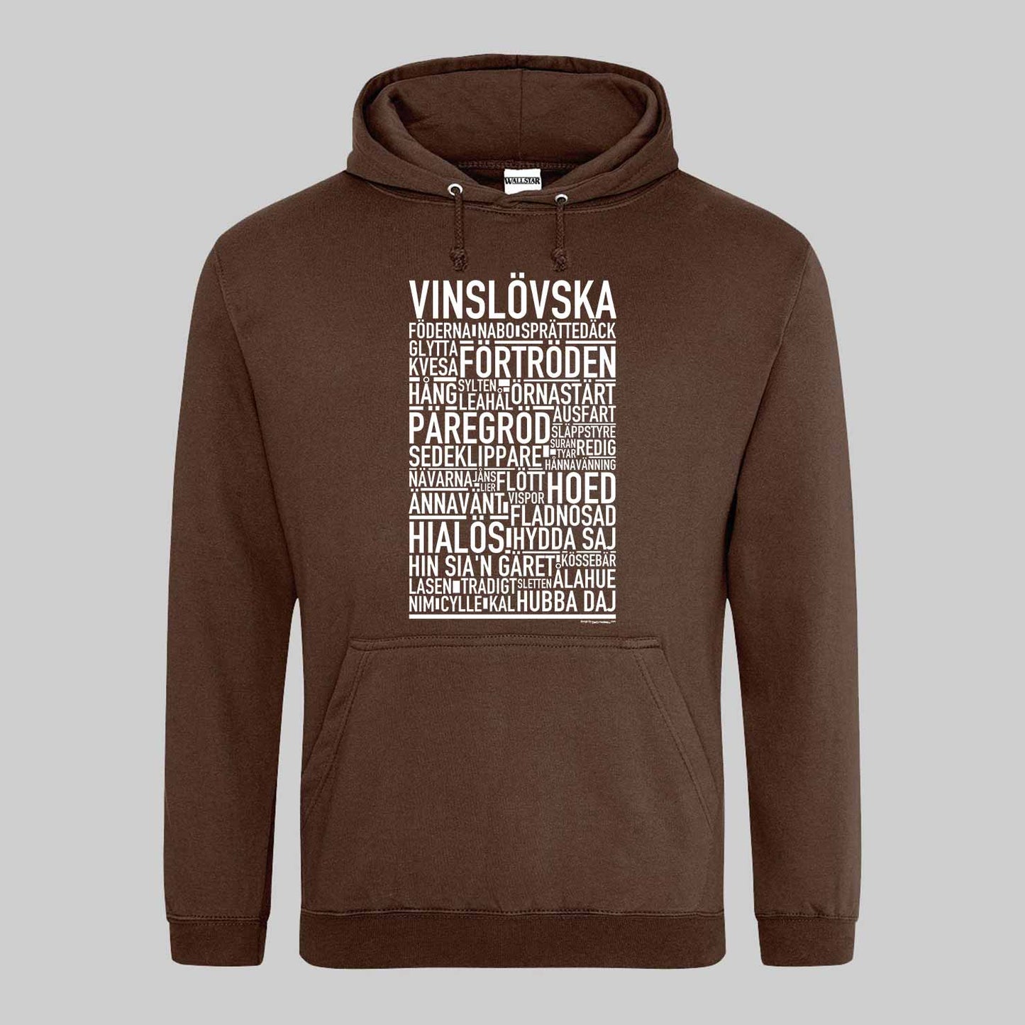 Vinslövska Dialekt Text Hoodie