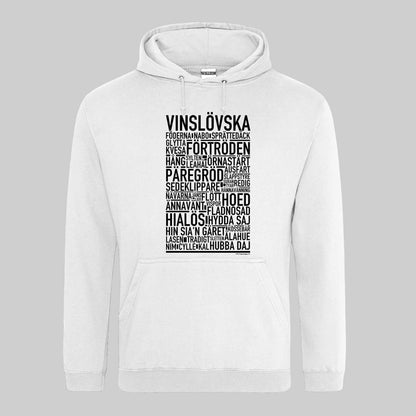 Vinslövska Dialekt Text Hoodie