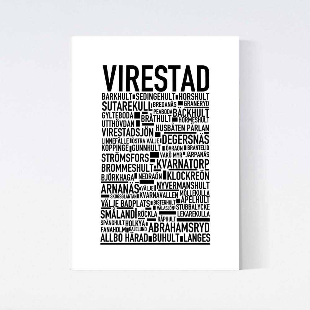 Virestad Text Poster