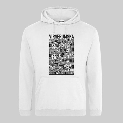 Virserumska Dialekt Text Hoodie