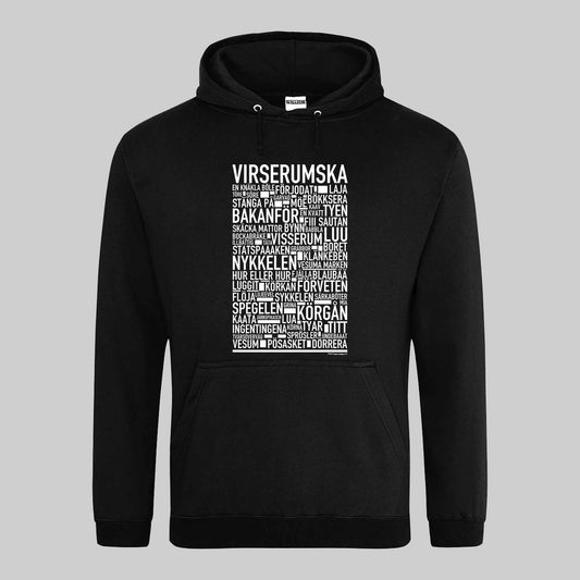 Virserumska Dialekt Text Hoodie