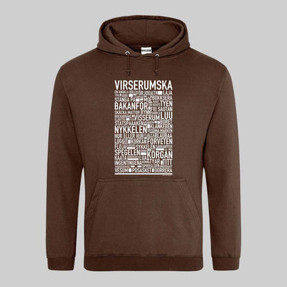 Virserumska Dialekt Text Hoodie