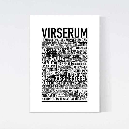 Virserum Text Poster