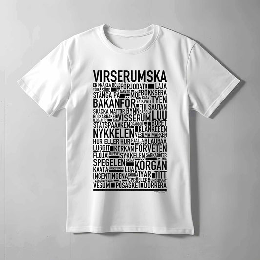 Virserumska Dialekt Text T-shirt