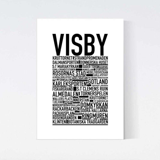 Visby Text Poster