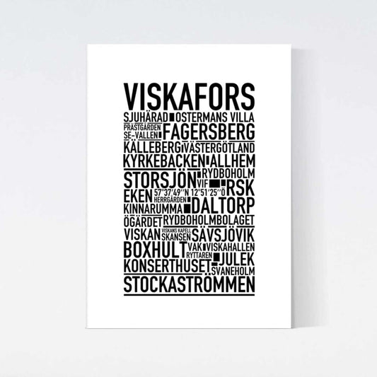 Viskafors Text Poster