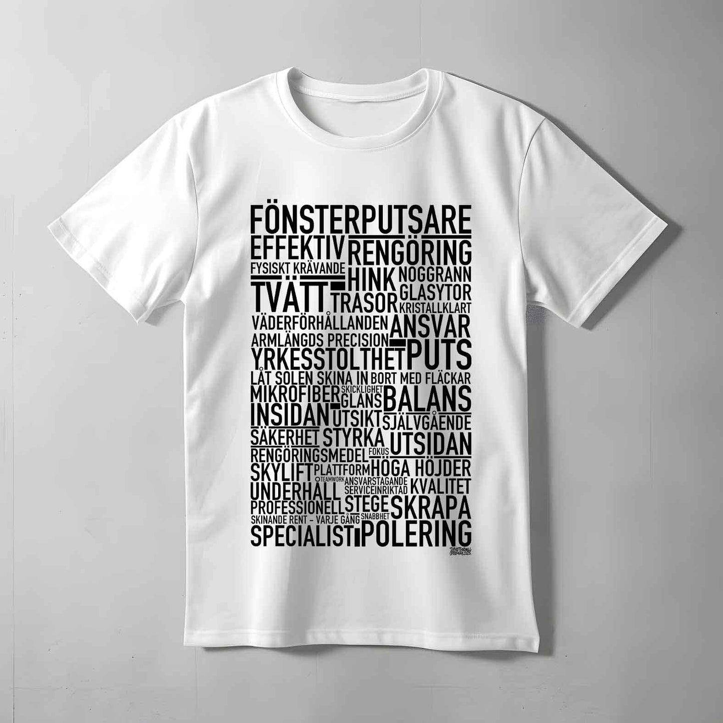 Fönsterputsare Text T-shirt