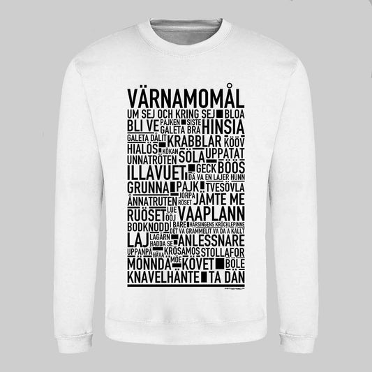 Värnamomål Dialekt Text Sweatshirt
