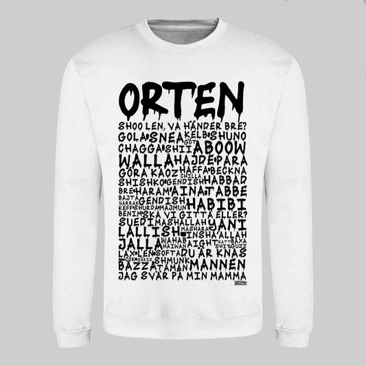 Orten Graffiti Dialekt Text Sweatshirt
