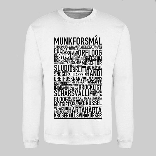 Munkforsmål Dialekt Text Sweatshirt
