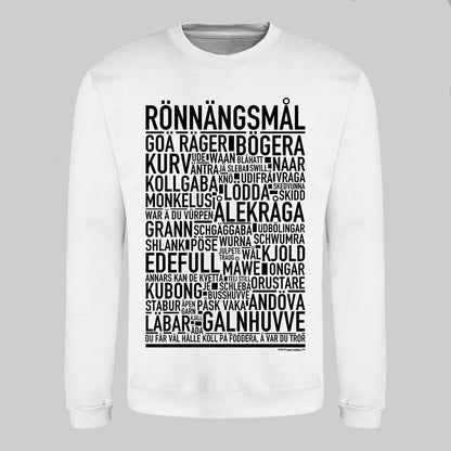 Rönnängsmål Dialekt Text Sweatshirt