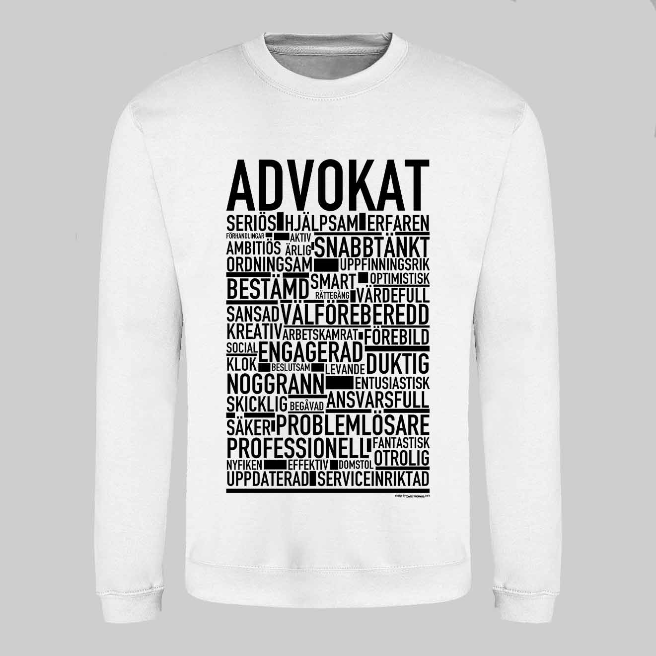 Advokat Text Sweatshirt