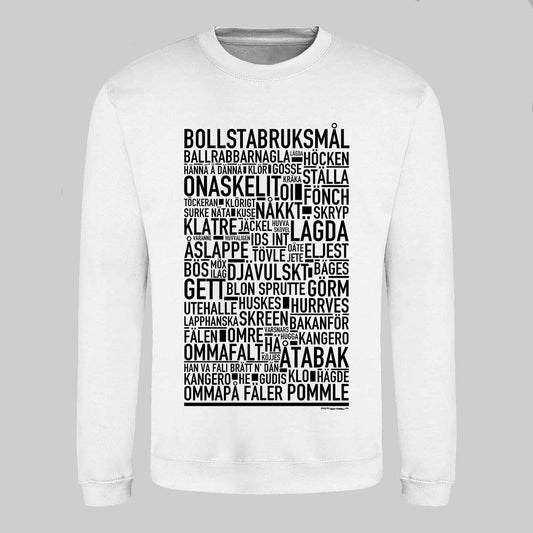 Bollstabruksmål Dialekt Text Sweatshirt