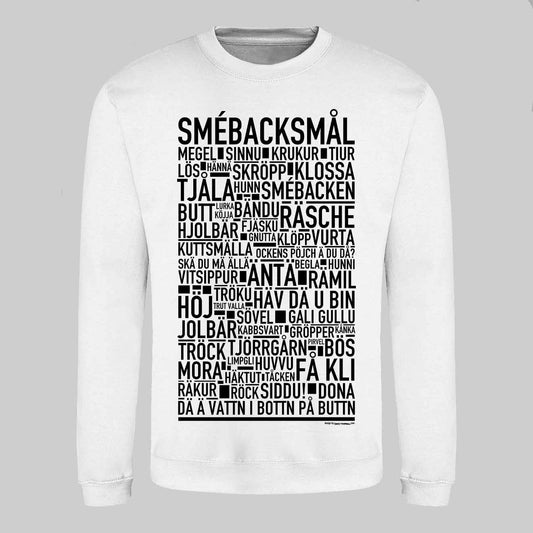 Smébacksmål Dialekt Text Sweatshirt