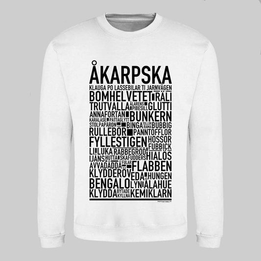 Åkarpska Dialekt Text Sweatshirt