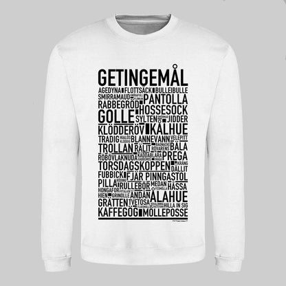 Getingemål Dialekt Text Sweatshirt