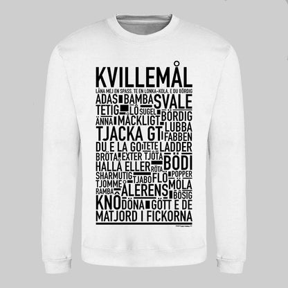 Kvillemål Dialekt Text Sweatshirt