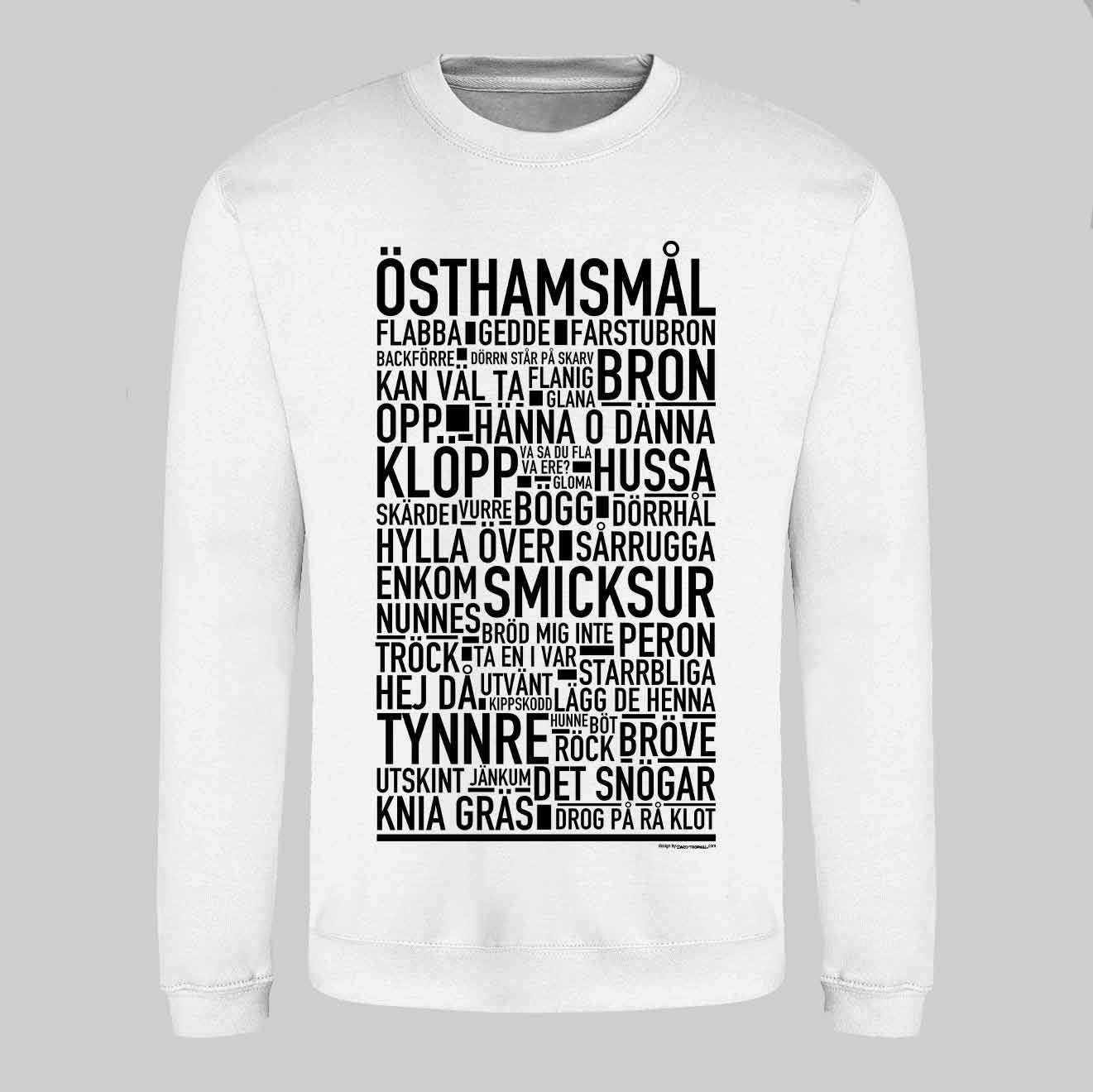 Östhamsmål Dialekt Text Sweatshirt