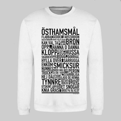 Östhamsmål Dialekt Text Sweatshirt