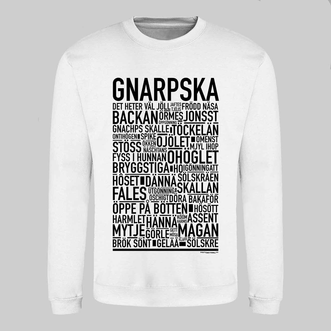Gnarpska Dialekt Text Sweatshirt