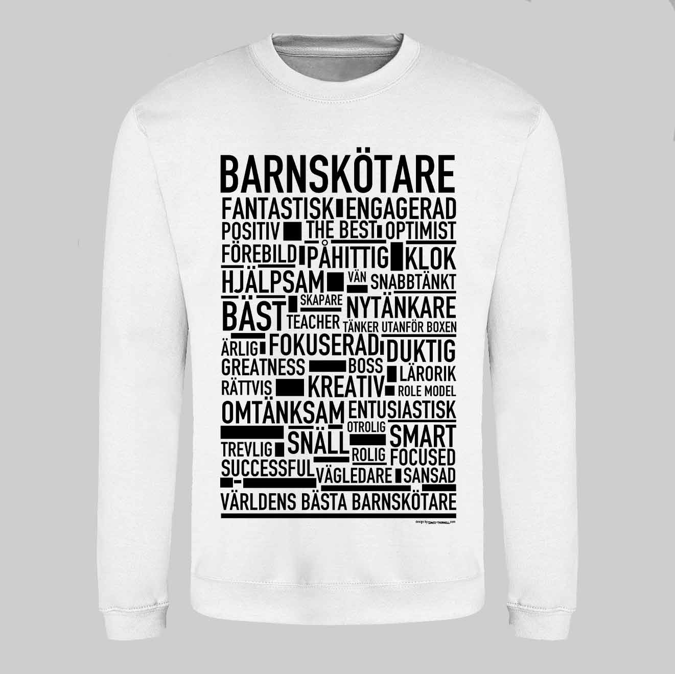 Barnskötare Text Sweatshirt