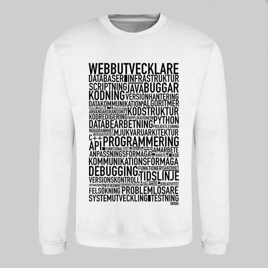 Webbutvecklare Text Sweatshirt