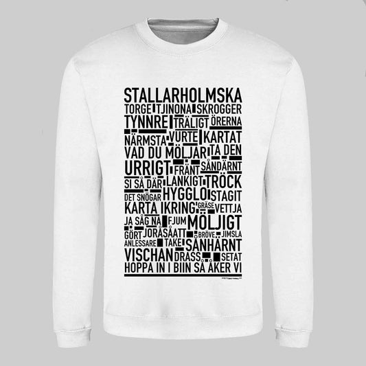 Stallarholmska Dialekt Text Sweatshirt