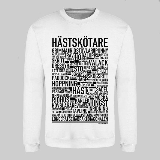 Hästskötare Text Sweatshirt