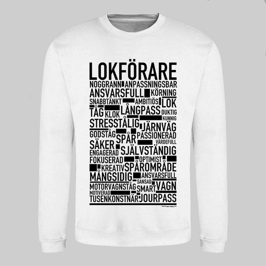 Lokförare Text Sweatshirt