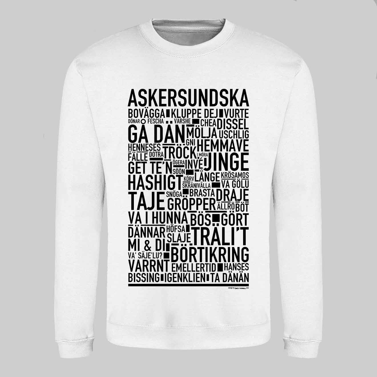 Askersundska Dialekt Text Sweatshirt