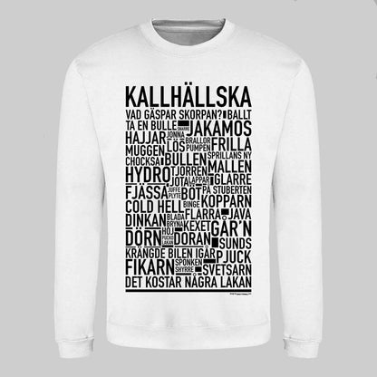Kallhällska Dialekt Text Sweatshirt